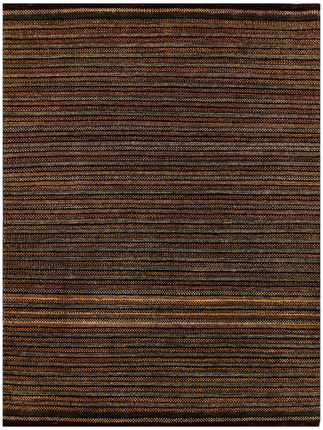 Saddle Brown Gabbeh 5' 7 x 7' 8 - No. 56568 - ALRUG Rug Store