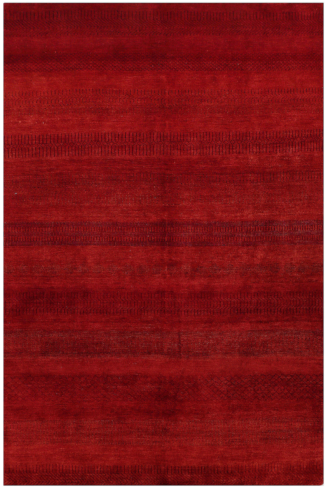 Maroon Gabbeh 5' 7 x 8' 1 - No. 56570 - ALRUG Rug Store