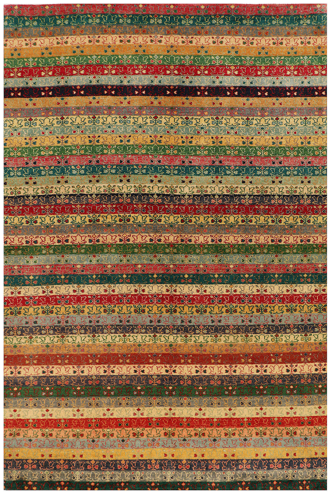 Multi Colored Gabbeh 5' 5 x 8' - No. 56586 - ALRUG Rug Store