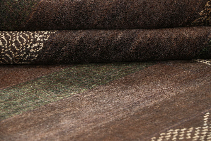Saddle Brown Gabbeh 10' 1 x 13' 11 - No. 56589 - ALRUG Rug Store