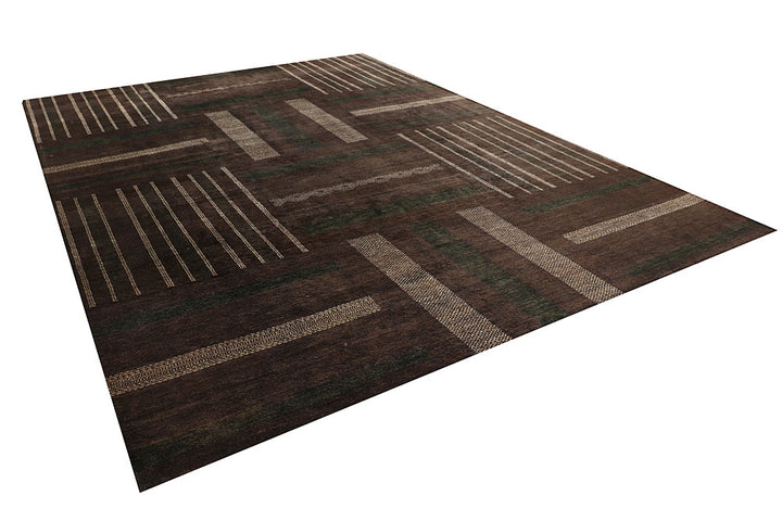 Saddle Brown Gabbeh 10' 1 x 13' 11 - No. 56589 - ALRUG Rug Store