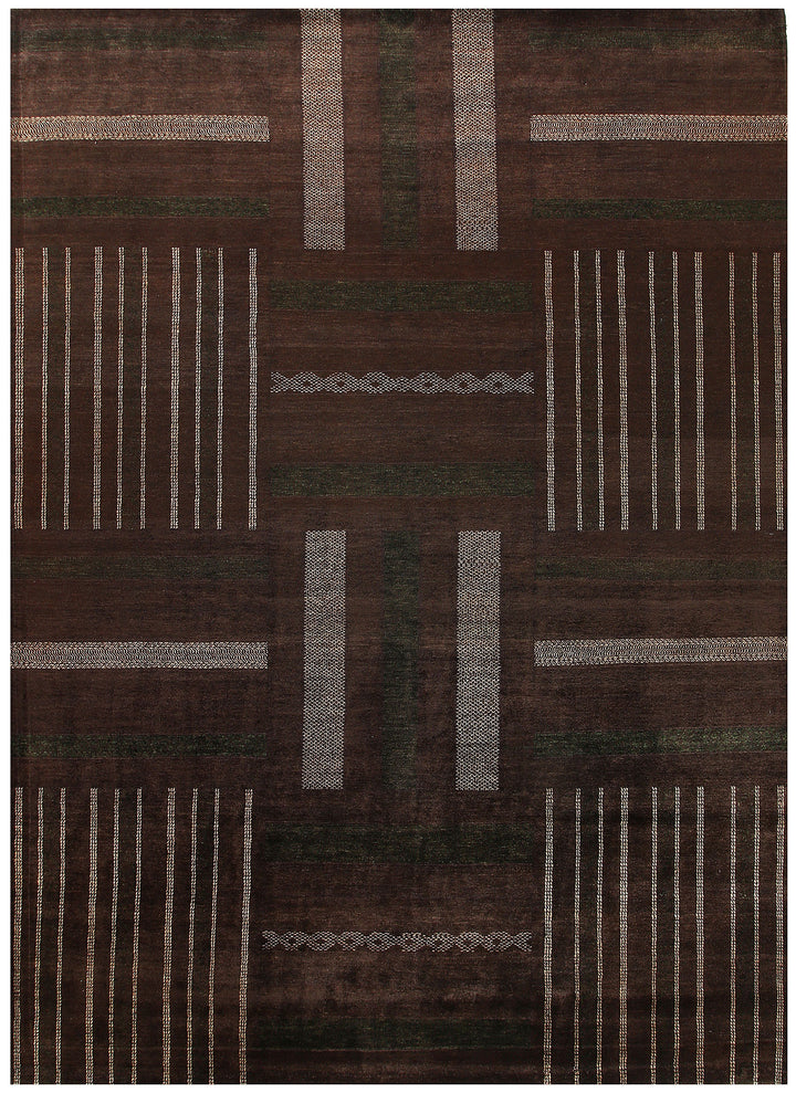 Saddle Brown Gabbeh 10' 1 x 13' 11 - No. 56589 - ALRUG Rug Store
