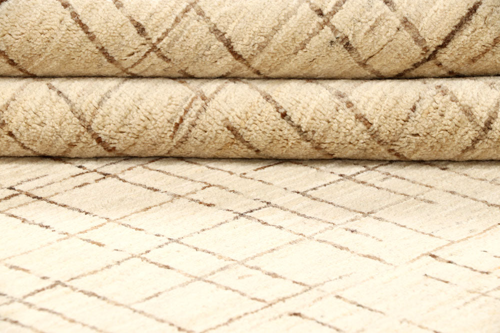 Tan Gabbeh 10' x 14' 3 - No. 56592 - ALRUG Rug Store