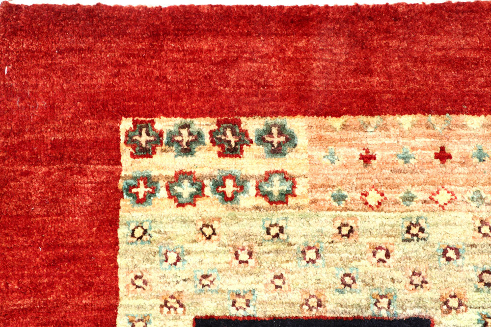 Multi Colored Gabbeh 7' 10 x 9' 9 - No. 56594 - ALRUG Rug Store