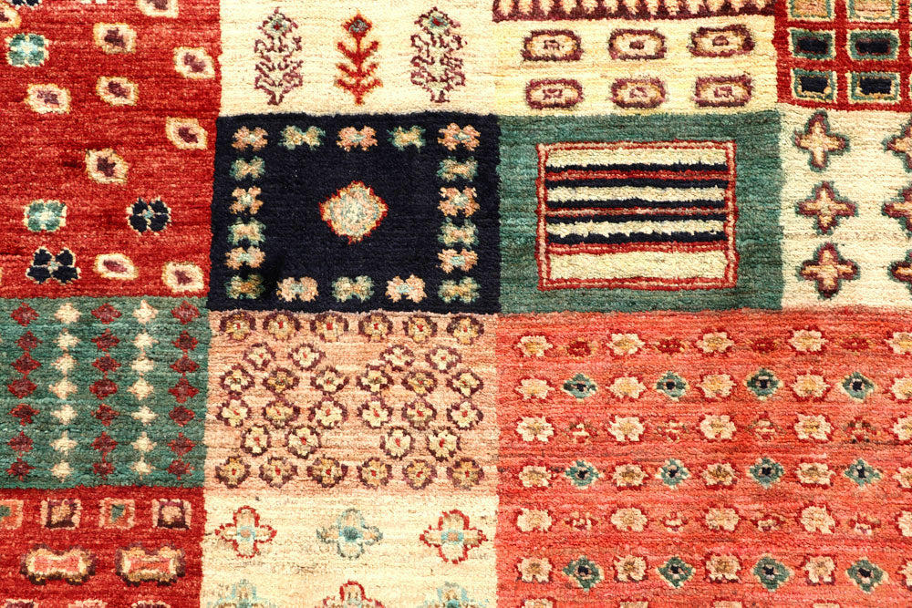 Multi Colored Gabbeh 7' 10 x 9' 9 - No. 56594 - ALRUG Rug Store