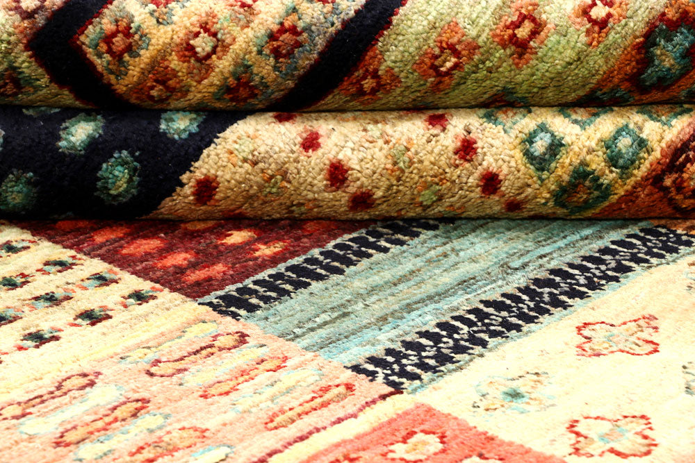 Multi Colored Gabbeh 7' 10 x 9' 9 - No. 56594 - ALRUG Rug Store