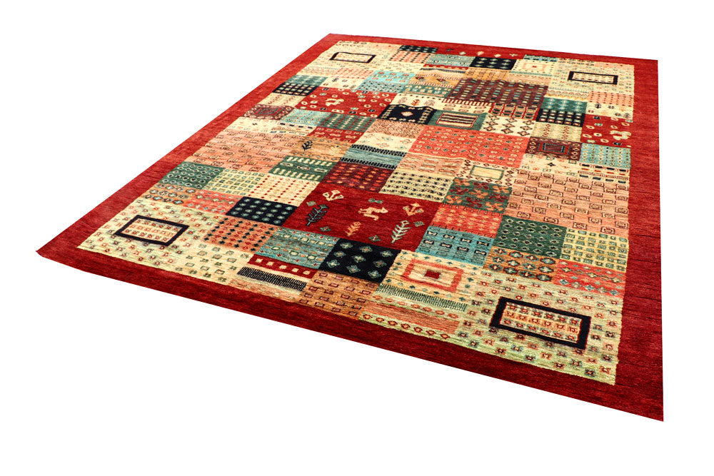 Multi Colored Gabbeh 7' 10 x 9' 9 - No. 56594 - ALRUG Rug Store