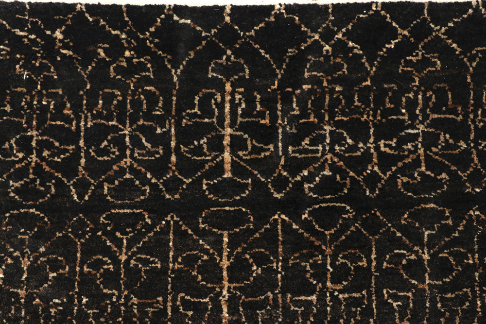 Black Gabbeh 7' 10 x 10' 2 - No. 56595 - ALRUG Rug Store