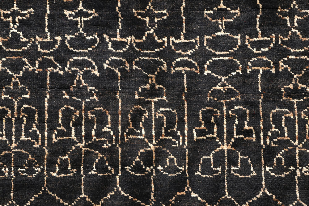Black Gabbeh 7' 10 x 10' 2 - No. 56595 - ALRUG Rug Store
