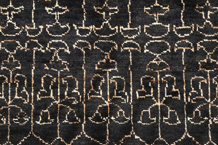 Black Gabbeh 7' 10 x 10' 2 - No. 56595 - ALRUG Rug Store