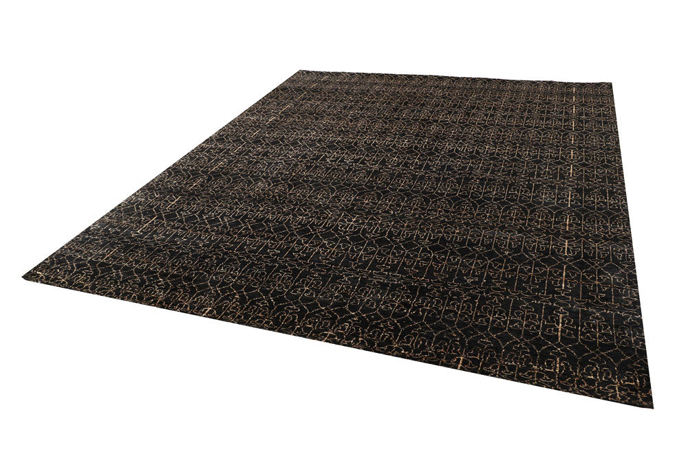 Black Gabbeh 7' 10 x 10' 2 - No. 56595 - ALRUG Rug Store