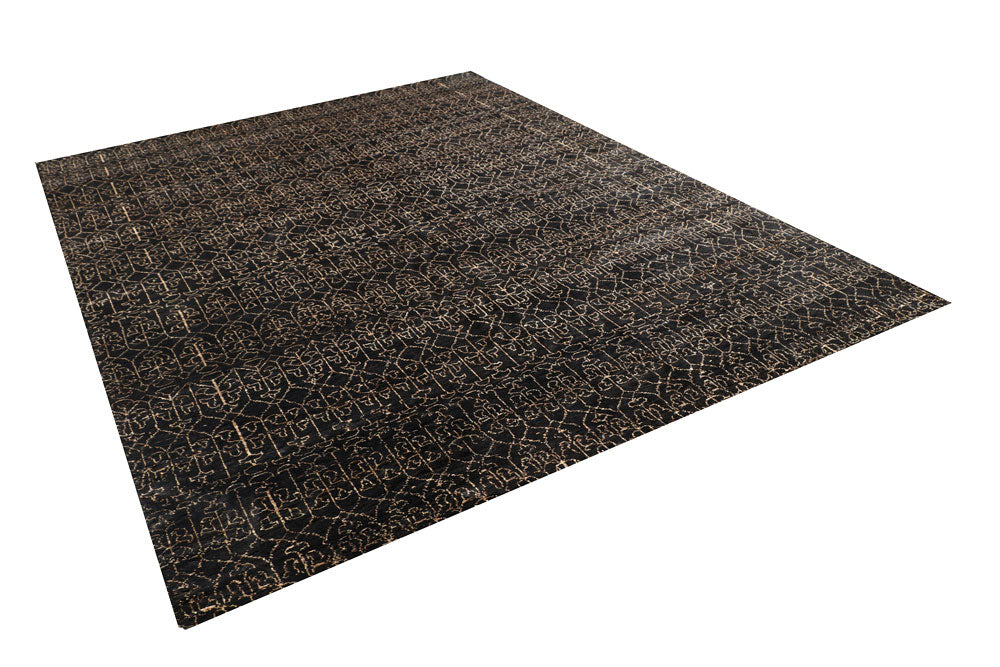 Black Gabbeh 7' 10 x 10' 2 - No. 56595 - ALRUG Rug Store
