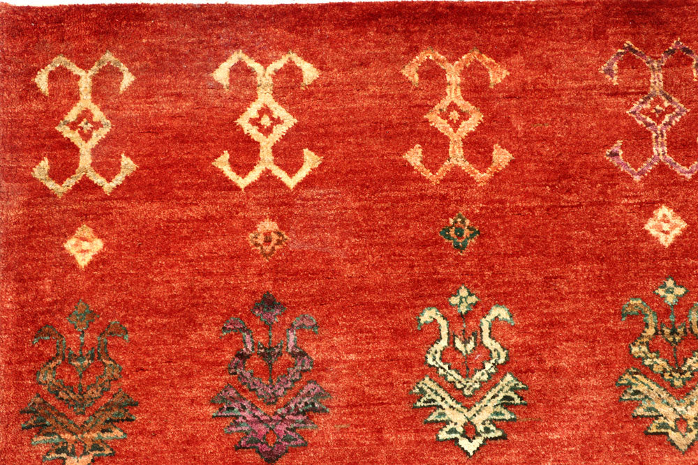 Orange Red Gabbeh 8' 2 x 11' 3 - No. 56596 - ALRUG Rug Store