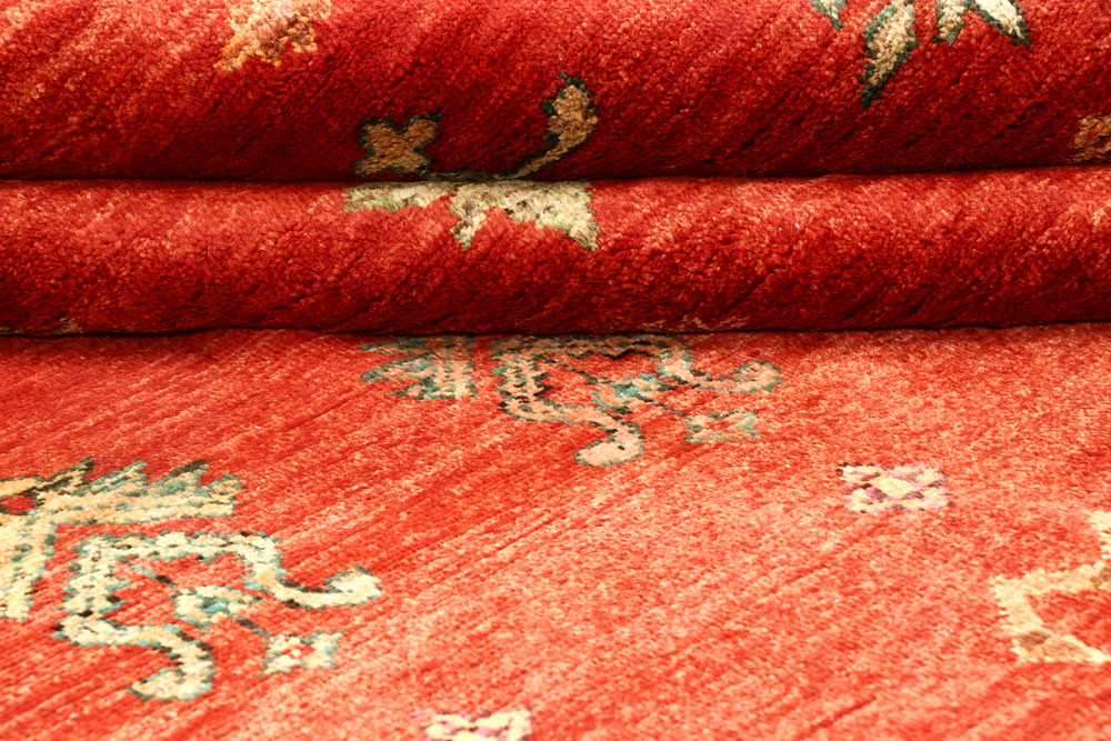 Orange Red Gabbeh 8' 2 x 11' 3 - No. 56596 - ALRUG Rug Store