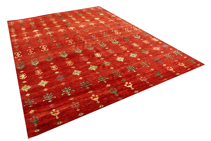 Orange Red Gabbeh 8' 2 x 11' 3 - No. 56596 - ALRUG Rug Store