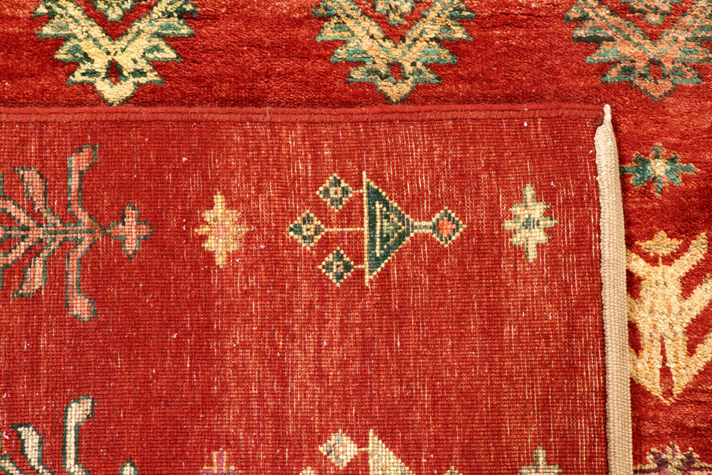 Orange Red Gabbeh 8' 2 x 11' 3 - No. 56596 - ALRUG Rug Store