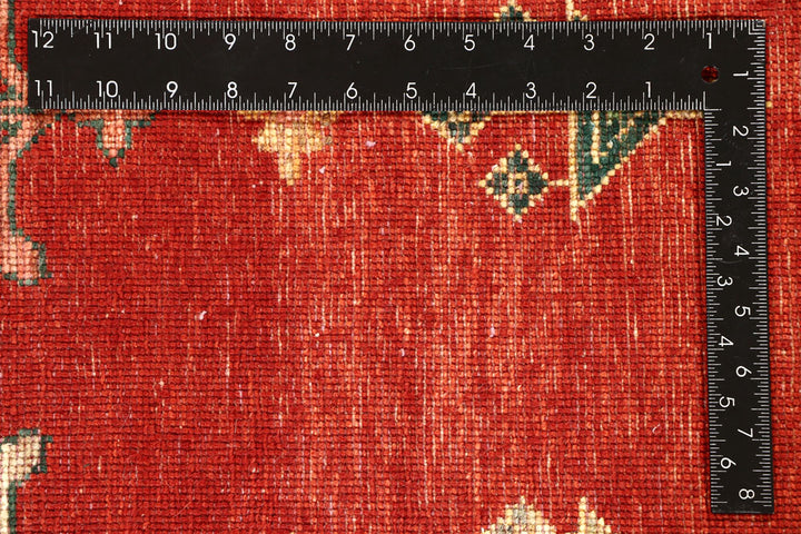 Orange Red Gabbeh 8' 2 x 11' 3 - No. 56596 - ALRUG Rug Store