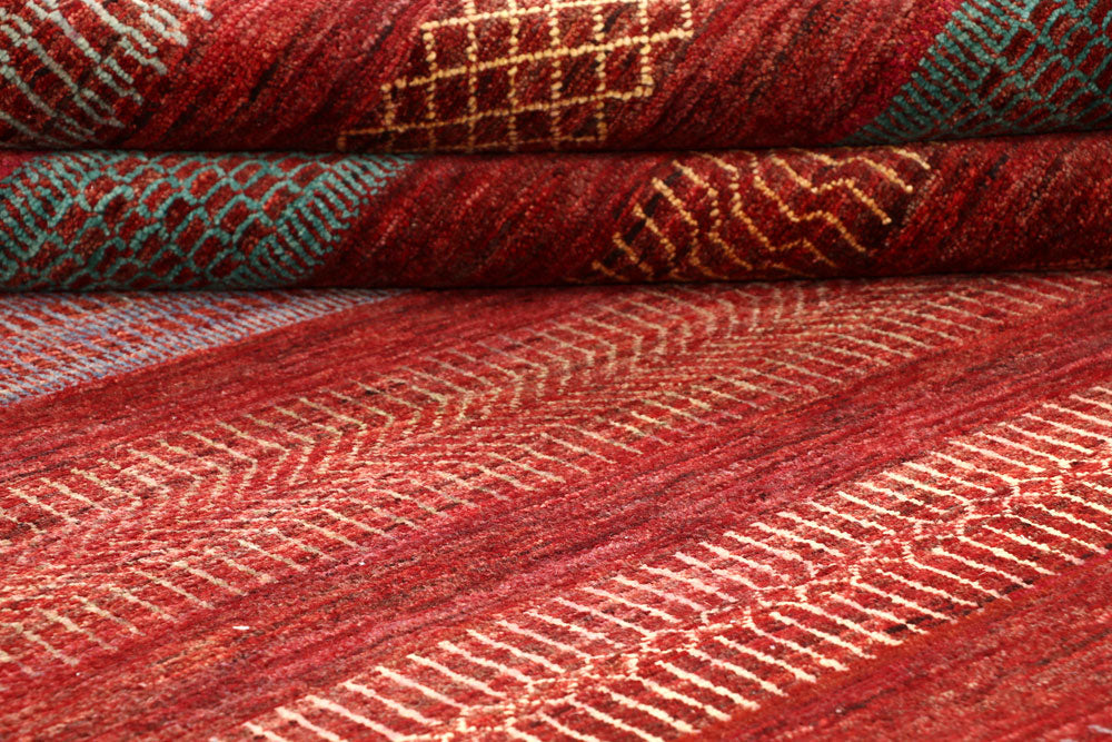 Multi Colored Gabbeh 9' 11 x 14' 3 - No. 56598 - ALRUG Rug Store