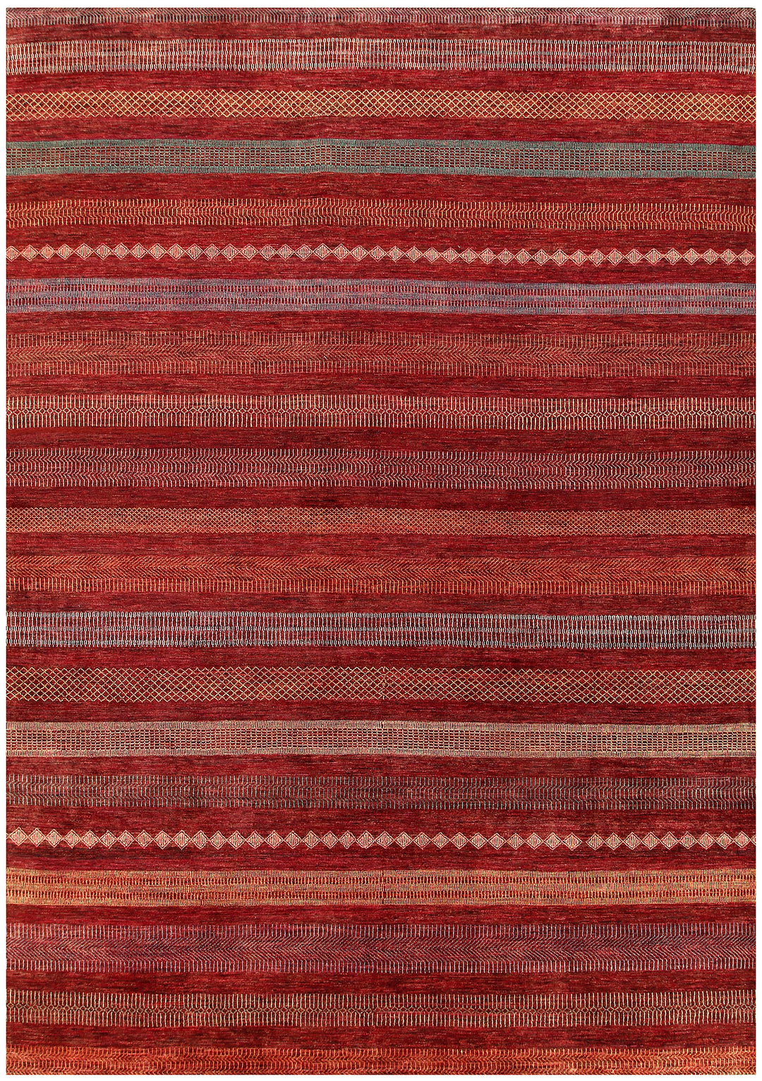 Multi Colored Gabbeh 9' 11 x 14' 3 - No. 56598 - ALRUG Rug Store