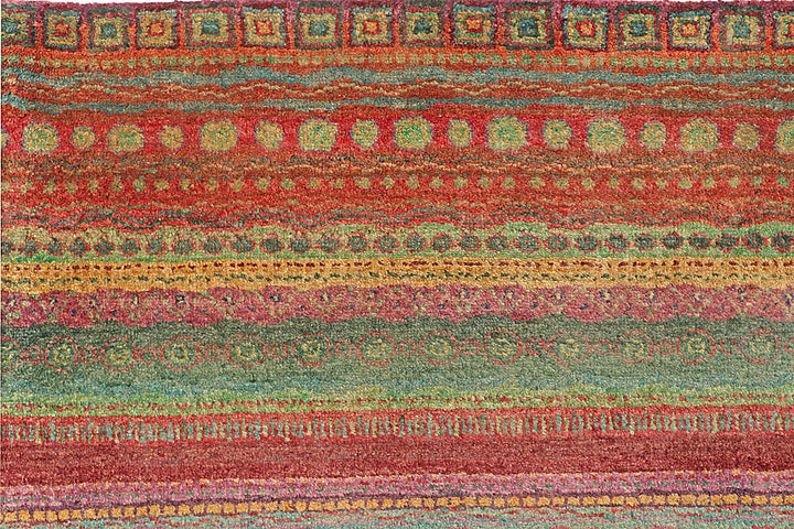 Multi Colored Gabbeh 10' 2 x 13' 5 - No. 56600 - ALRUG Rug Store