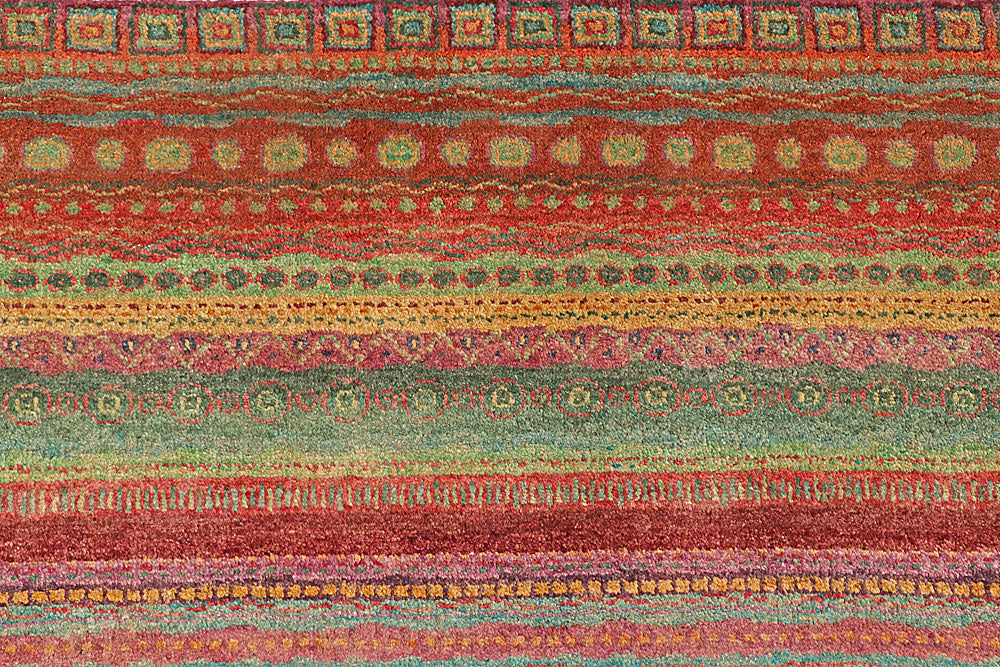 Multi Colored Gabbeh 10' 2 x 13' 5 - No. 56600 - ALRUG Rug Store