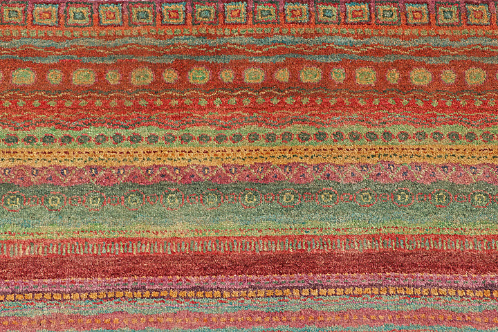 Multi Colored Gabbeh 10' 2 x 13' 5 - No. 56600 - ALRUG Rug Store