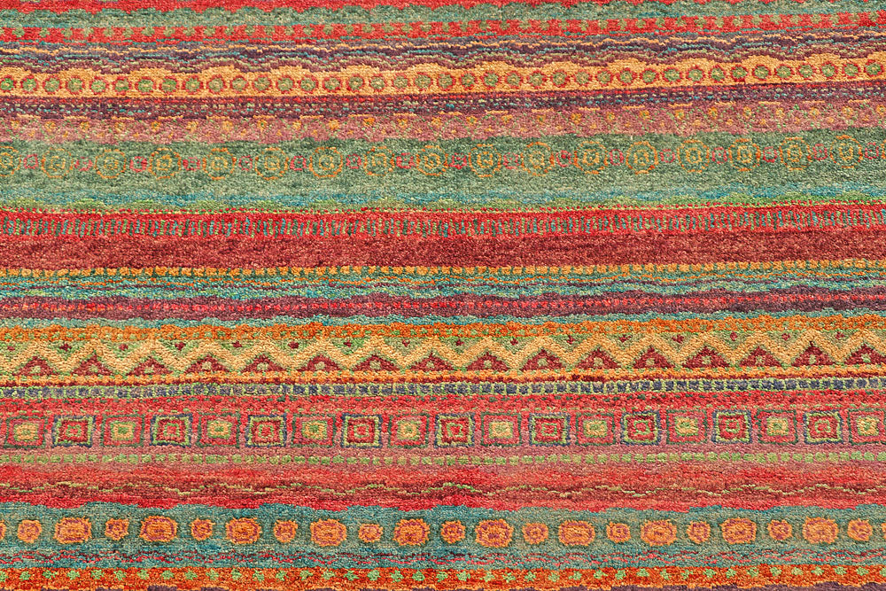 Multi Colored Gabbeh 10' 2 x 13' 5 - No. 56600 - ALRUG Rug Store