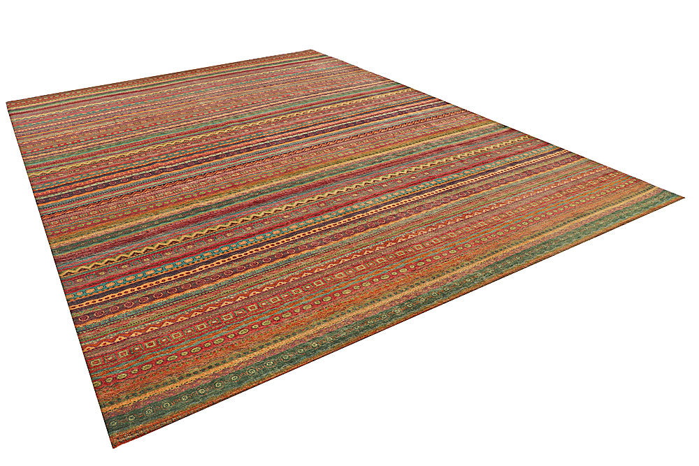 Multi Colored Gabbeh 10' 2 x 13' 5 - No. 56600 - ALRUG Rug Store