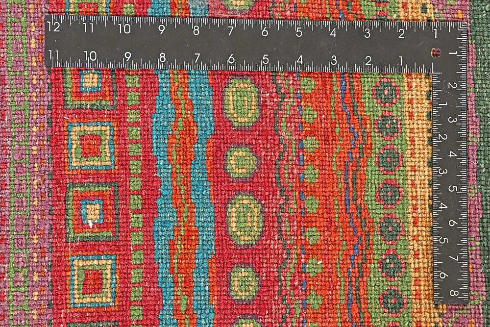 Multi Colored Gabbeh 10' 2 x 13' 5 - No. 56600 - ALRUG Rug Store