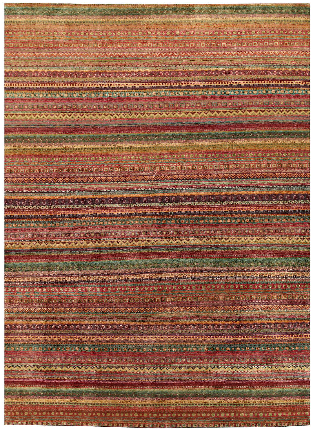 Multi Colored Gabbeh 10' 2 x 13' 5 - No. 56600 - ALRUG Rug Store
