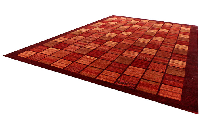 Dark Red Gabbeh 12'  5" x 18'  5" - No. QA64196