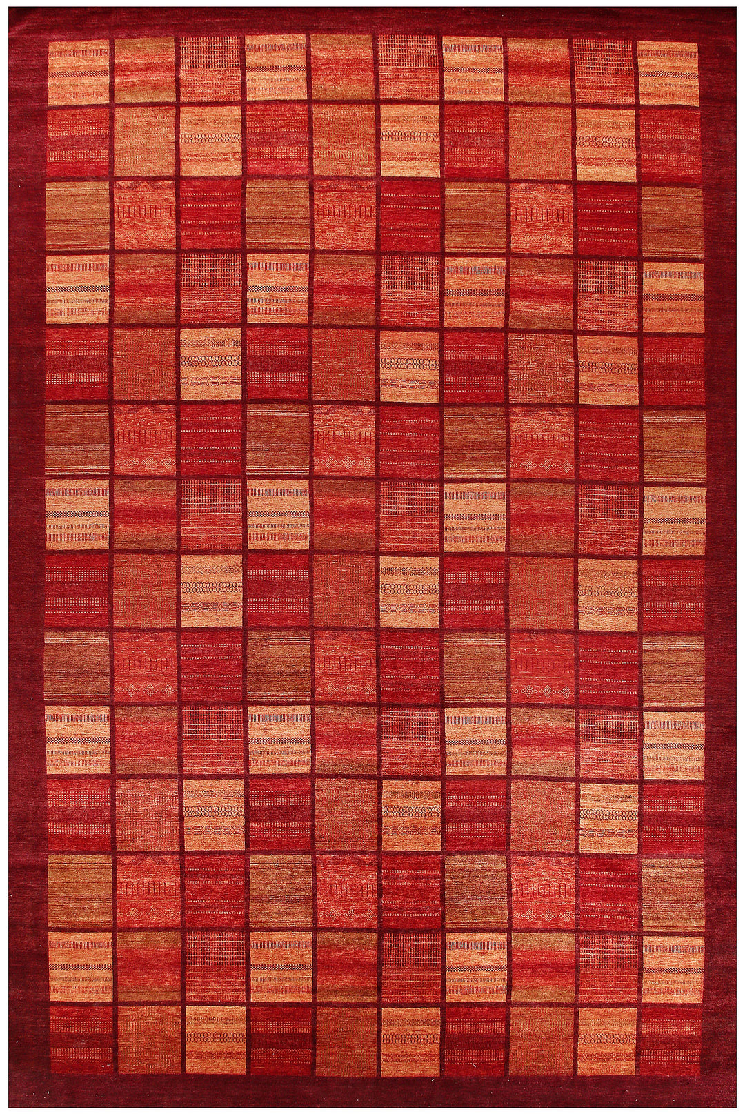 Dark Red Gabbeh 12' 5 x 18' 5 - No. 56603 - ALRUG Rug Store