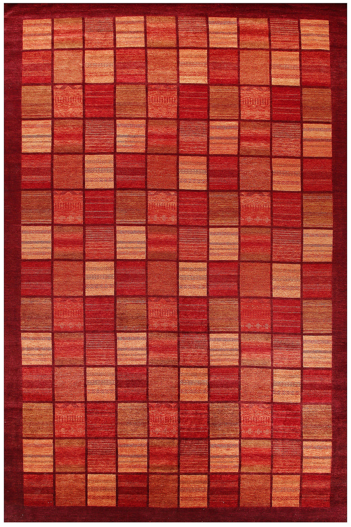 Dark Red Gabbeh 12'  5" x 18'  5" - No. QA64196