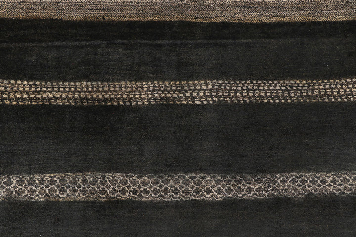 Black Gabbeh 10' x 14' 2 - No. 56604 - ALRUG Rug Store