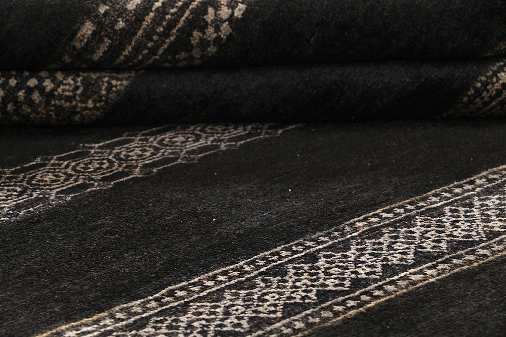 Black Gabbeh 10' x 14' 2 - No. 56604 - ALRUG Rug Store