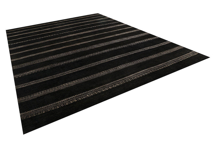 Black Gabbeh 10' x 14' 2 - No. 56604 - ALRUG Rug Store