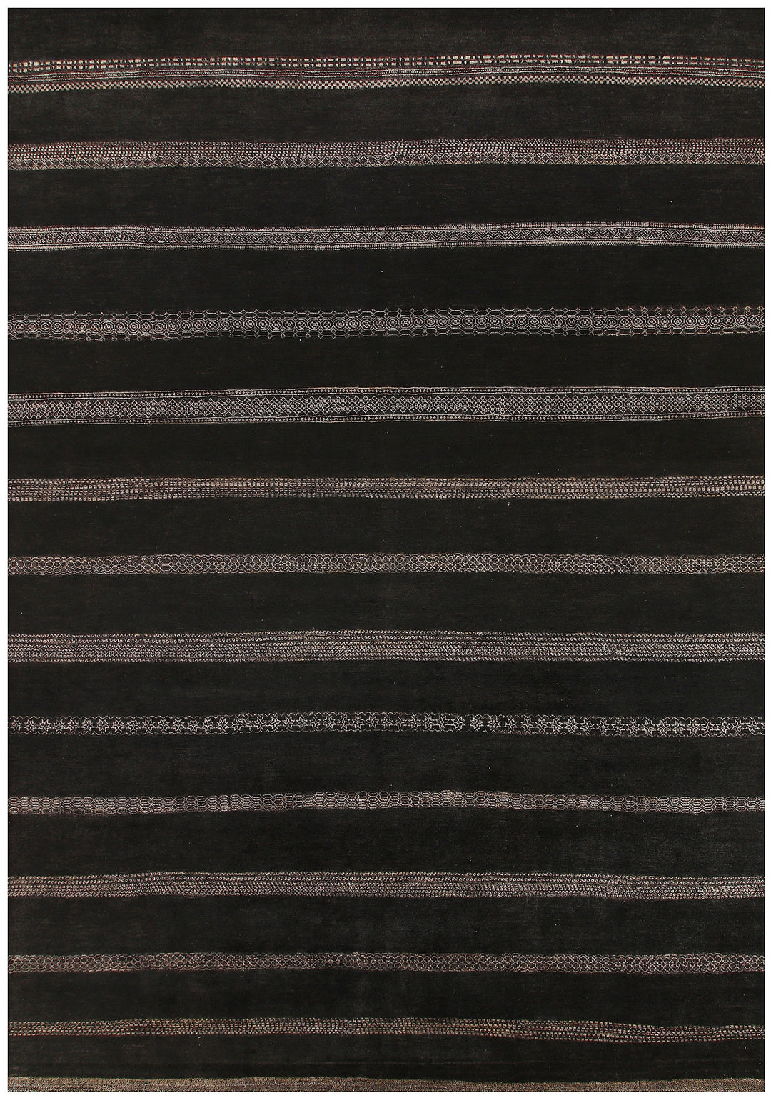Black Gabbeh 10' x 14' 2 - No. 56604 - ALRUG Rug Store