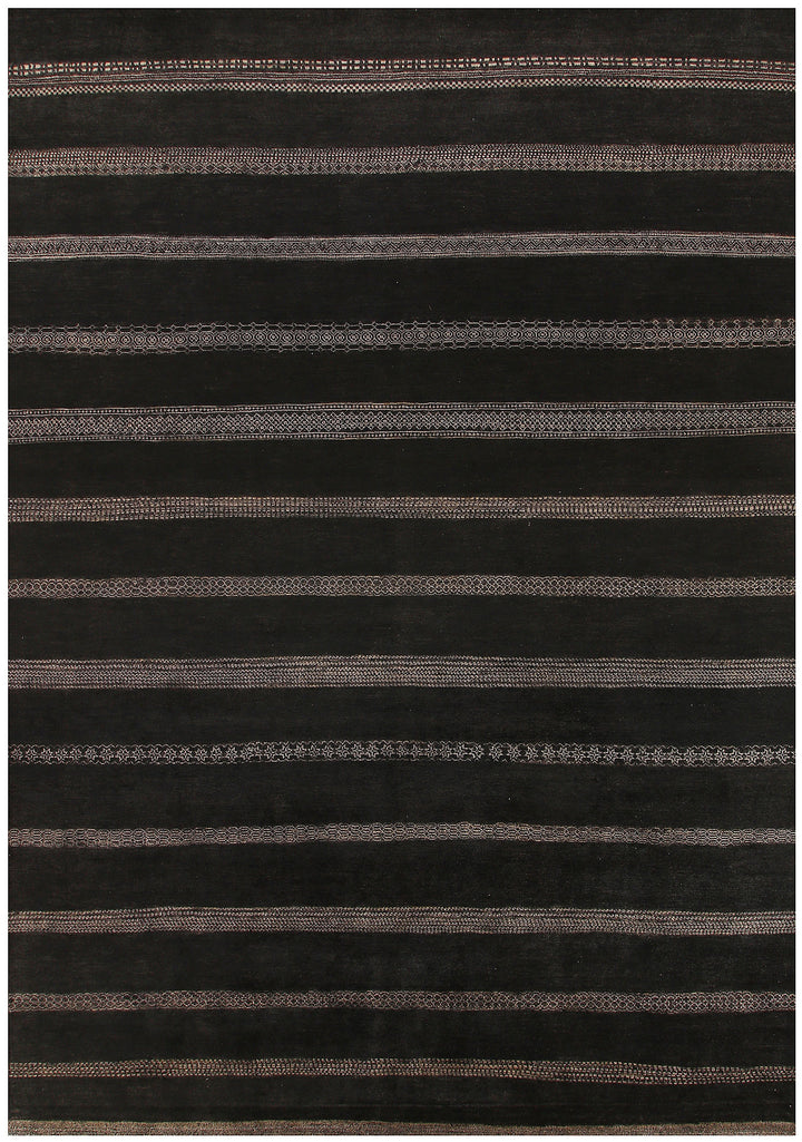 Black Gabbeh 10' x 14' 2 - No. 56604 - ALRUG Rug Store