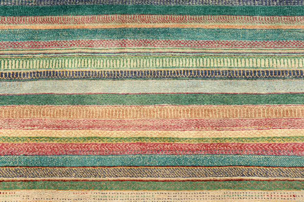 Multi Colored Gabbeh 10' x 14' - No. 56606 - ALRUG Rug Store