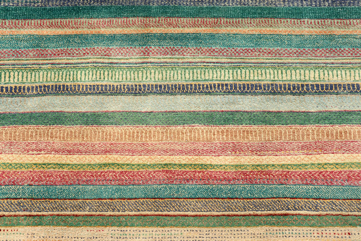 Multi Colored Gabbeh 10' x 14' - No. 56606 - ALRUG Rug Store