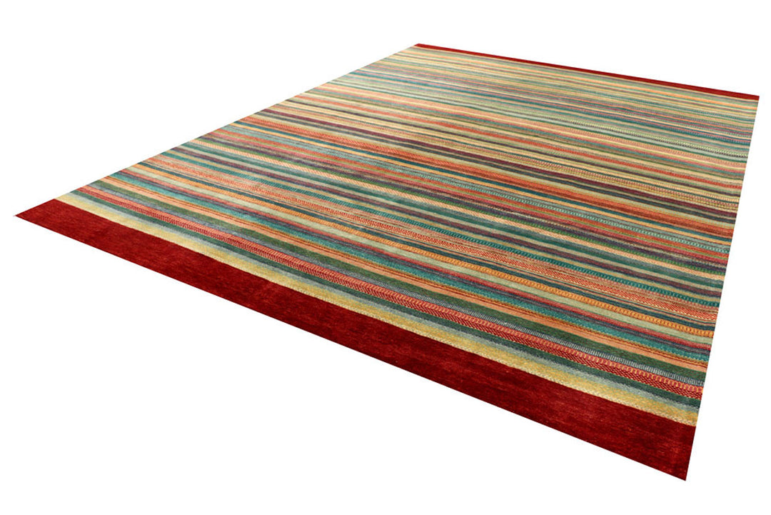 Multi Colored Gabbeh 10'  x" 14' " - No. QA63875