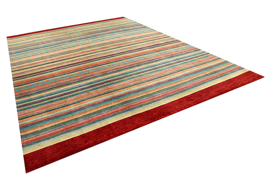 Multi Colored Gabbeh 10'  x" 14' " - No. QA63875