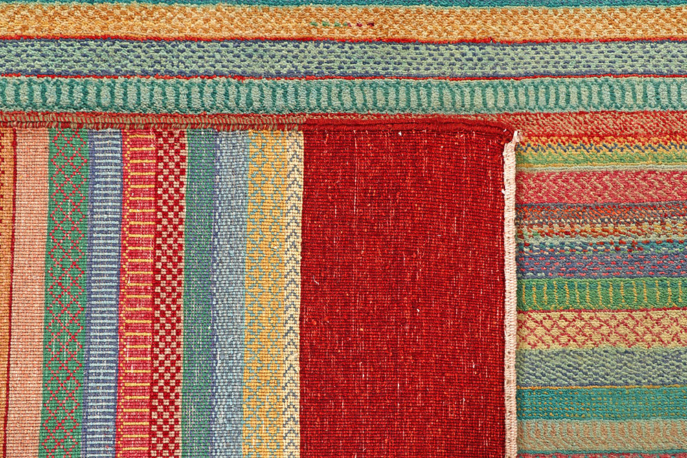 Multi Colored Gabbeh 10' x 14' - No. 56606 - ALRUG Rug Store