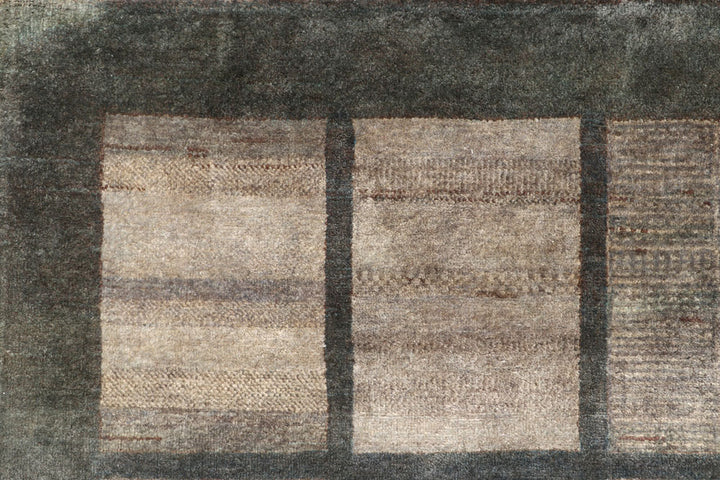 Dim Grey Gabbeh 10' 1 x 12' 9 - No. 56607 - ALRUG Rug Store