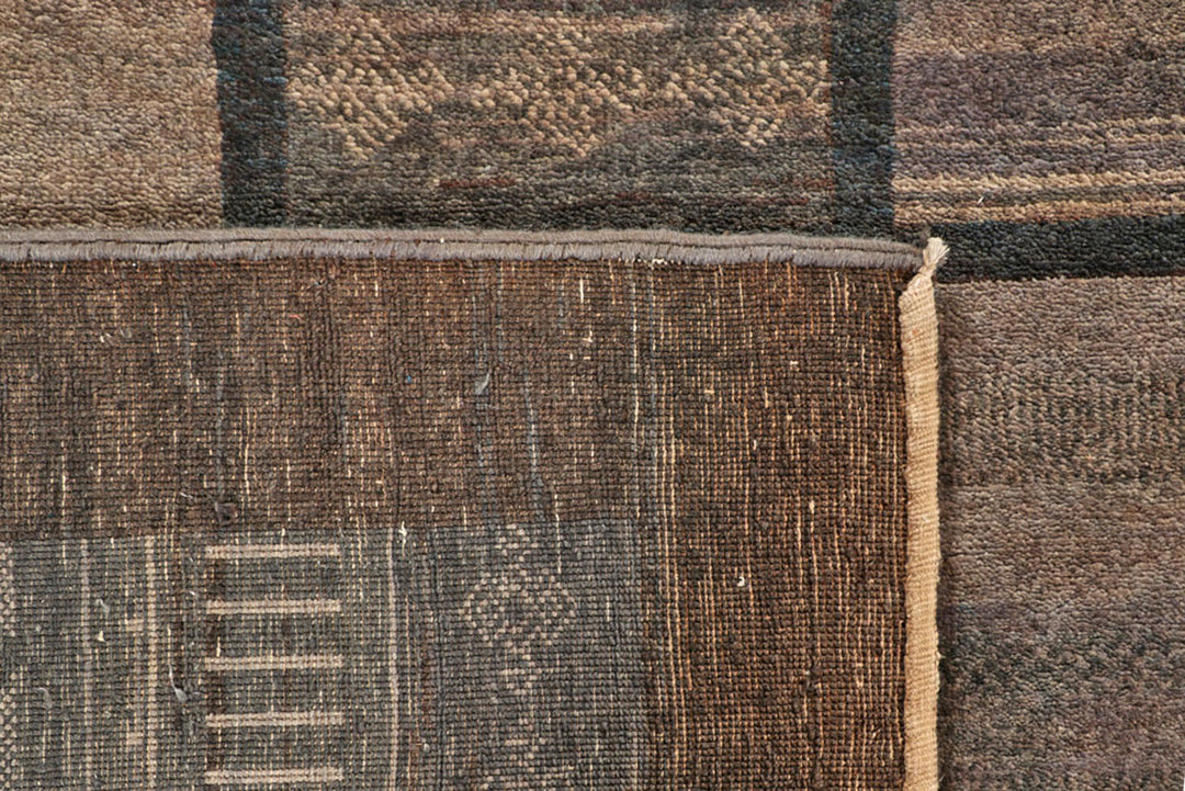 Dim Grey Gabbeh 10'  1" x 12'  9" - No. QA26452