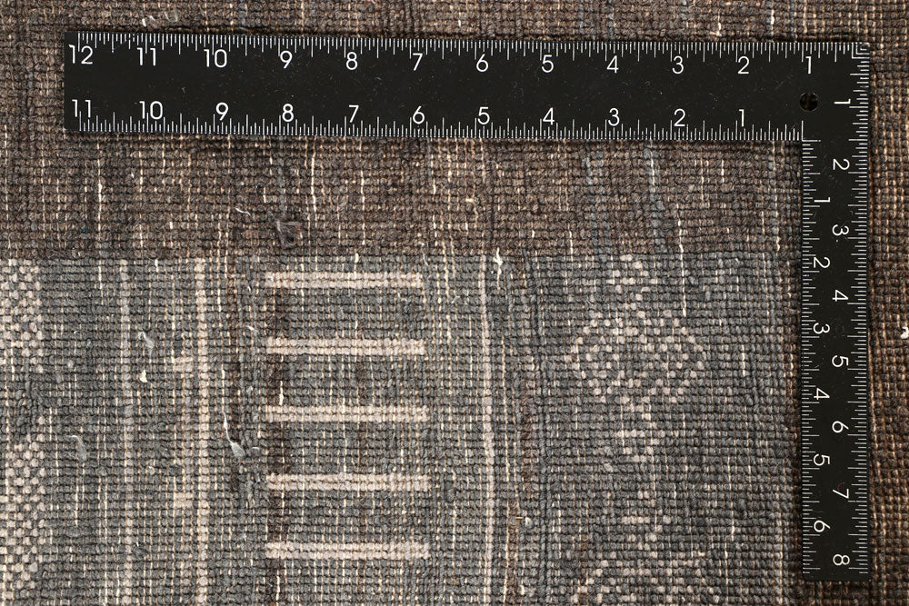 Dim Grey Gabbeh 10' 1 x 12' 9 - No. 56607 - ALRUG Rug Store