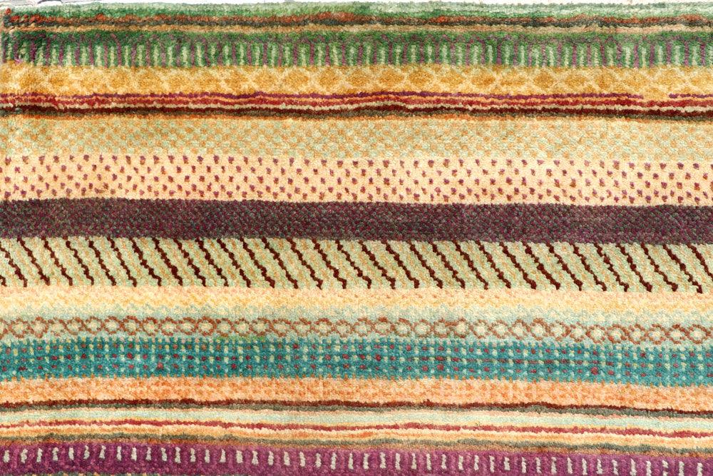 Multi Colored Gabbeh 10' 1 x 13' 3 - No. 56610 - ALRUG Rug Store
