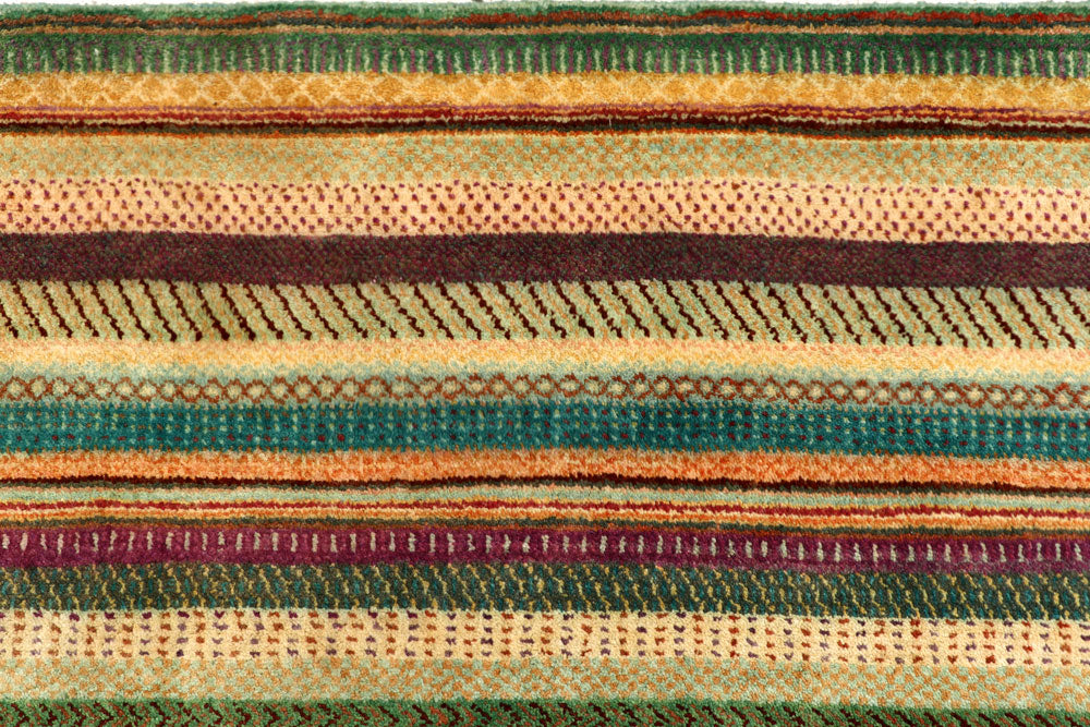Multi Colored Gabbeh 10' 1 x 13' 3 - No. 56610 - ALRUG Rug Store
