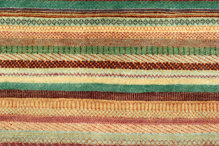 Multi Colored Gabbeh 10' 1 x 13' 3 - No. 56610 - ALRUG Rug Store
