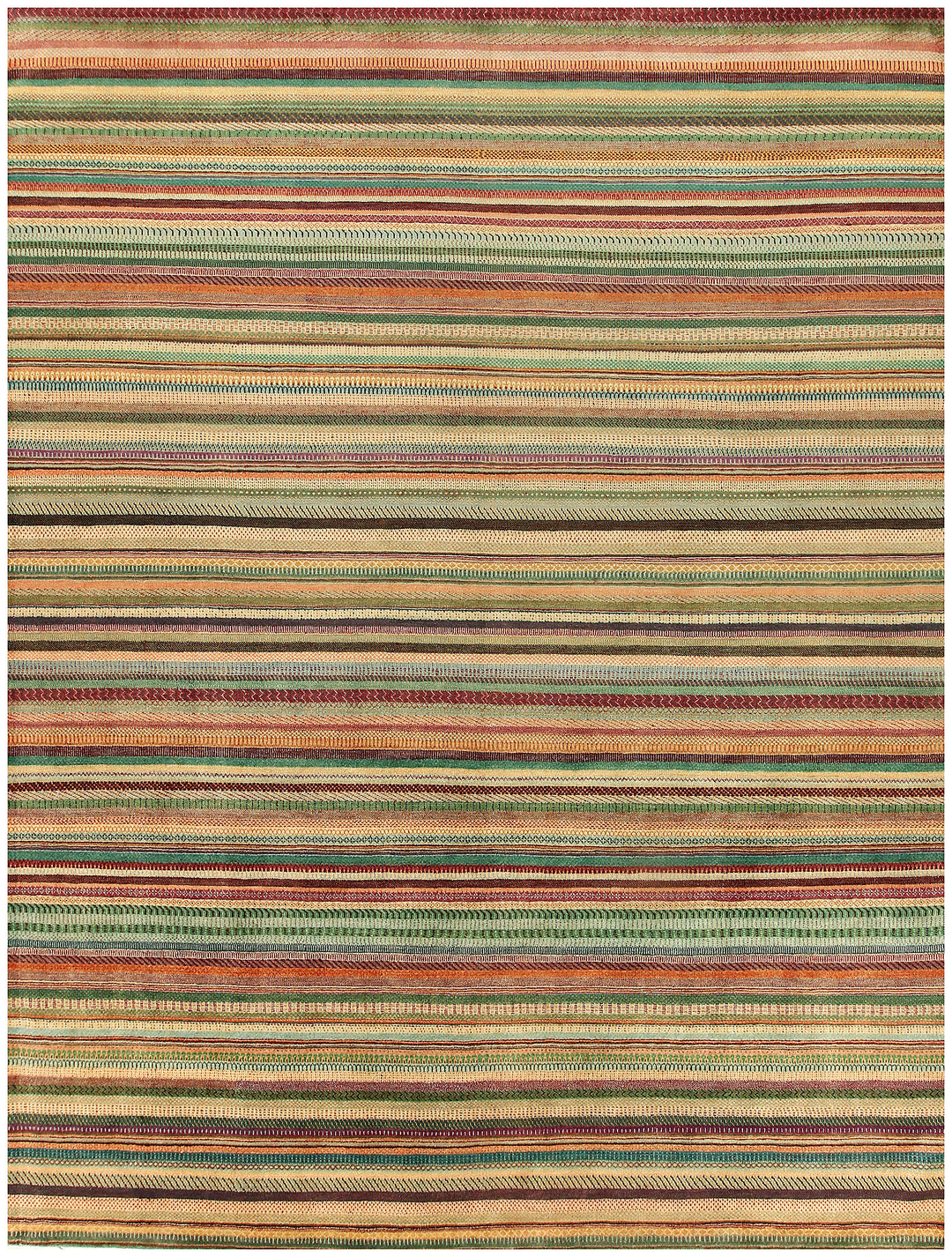 Multi Colored Gabbeh 10' 1 x 13' 3 - No. 56610 - ALRUG Rug Store